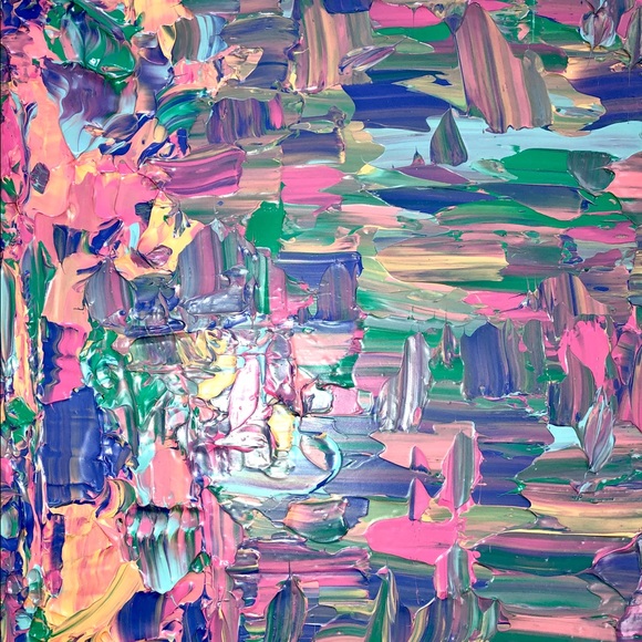 Acrylic Paint Pour Skin, colorful, flexible craft - Picture 4 of 8